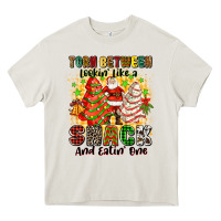 Cream torn between looki like a snack and eatin one Heavy Core Tee - Zillion Design Studio