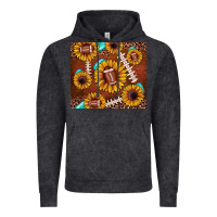 Vintage Black football leopard sunflower Vintage Hoodie - JahusDesignShop