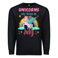 Black unicorns are born in july Premium Sweatshirt - Jasminsmagicworld