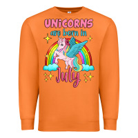 Carrot unicorns are born in july Premium Sweatshirt - Jasminsmagicworld