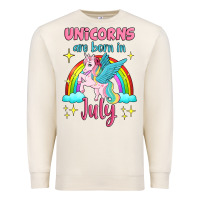 Sandshell unicorns are born in july Premium Sweatshirt - Jasminsmagicworld