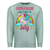Seafoam unicorns are born in july Premium Sweatshirt - Jasminsmagicworld