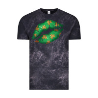 Cloud Black St. Patrick's Day Lip Vintage Tee - Jasminsmagicworld