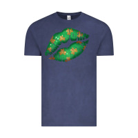 Vintage Denim St. Patrick's Day Lip Vintage Tee - Jasminsmagicworld