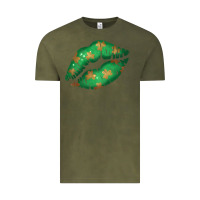 Vintage Olive St. Patrick's Day Lip Vintage Tee - Jasminsmagicworld