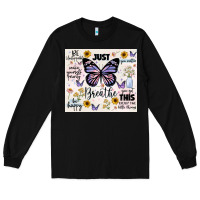 Black just breathe Long Sleeve Tee - JahusDesignShop
