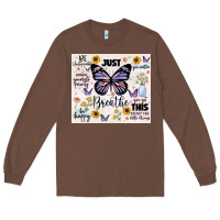 Chestnut just breathe Long Sleeve Tee - JahusDesignShop