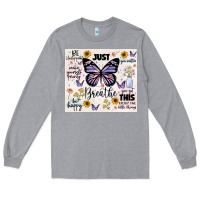 Heather Grey just breathe Long Sleeve Tee - JahusDesignShop