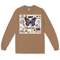 Toasted Coconut just breathe Long Sleeve Tee - JahusDesignShop