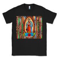 Black our lady of Guadalupe serape Classic Tee - BarkalooDesign