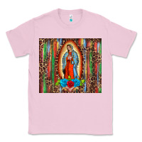 Bubblegum Pink our lady of Guadalupe serape Classic Tee - BarkalooDesign