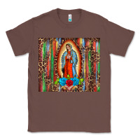 Chestnut our lady of Guadalupe serape Classic Tee - BarkalooDesign