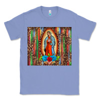 Colony Blue our lady of Guadalupe serape Classic Tee - BarkalooDesign