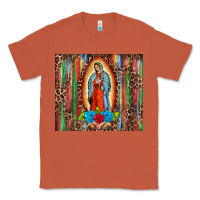 Copper our lady of Guadalupe serape Classic Tee - BarkalooDesign
