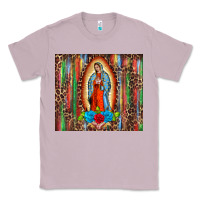 Lilac our lady of Guadalupe serape Classic Tee - BarkalooDesign