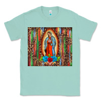 Seafoam our lady of Guadalupe serape Classic Tee - BarkalooDesign