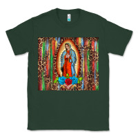 Sports Green our lady of Guadalupe serape Classic Tee - BarkalooDesign