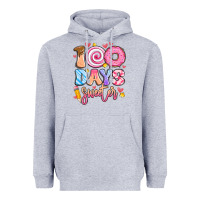 Heather Grey 100 days sweeter Heavyweight Hoodie - Artiststas