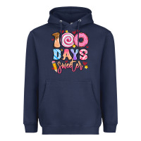 Navy 100 days sweeter Heavyweight Hoodie - Artiststas