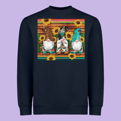 Western Gnomes Cactus Sunflowers Serape Wooden Leopard Gemstone Heavyweight Sweatshirt Designed By Artiststas