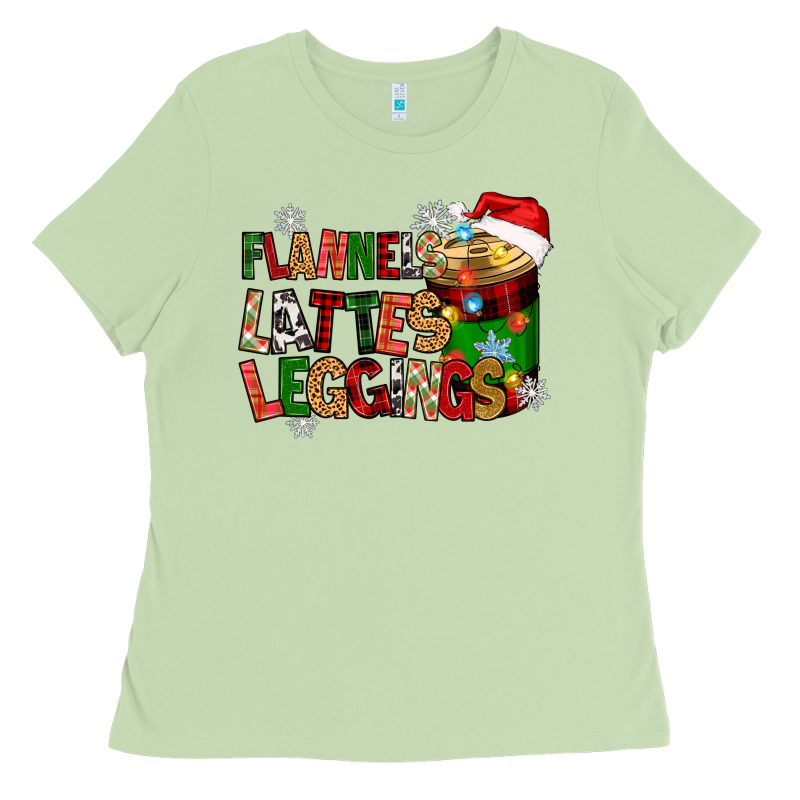 Flannels Lattes Ladies Tee by Zillion Design Studio | Teevron