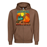Chestnut backroads and bonfire Zipper Hoodie - NancyCooperArtShop