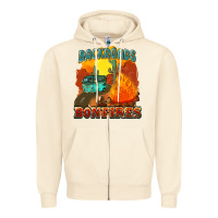 Sandshell backroads and bonfire Zipper Hoodie - NancyCooperArtShop
