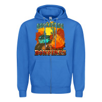 True Royal backroads and bonfire Zipper Hoodie - NancyCooperArtShop