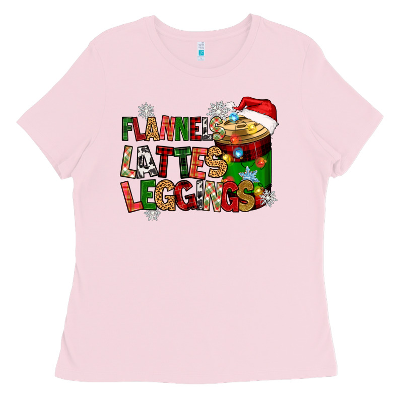 Flannels Lattes Ladies Tee by Zillion Design Studio | Teevron