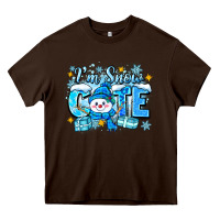 Chocolate Brown im snow cute Heavy Core Tee - Zillion Design Studio