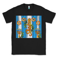 Black shalom with star of david Classic Tee - AdoDesignShop