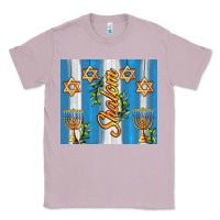 Lilac shalom with star of david Classic Tee - AdoDesignShop