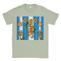 Matcha shalom with star of david Classic Tee - AdoDesignShop
