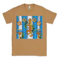 Toasted Coconut shalom with star of david Classic Tee - AdoDesignShop