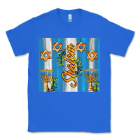 True Royal shalom with star of david Classic Tee - AdoDesignShop