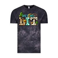 Cloud Black western lets get lit ado Vintage Tee - AdoDesignShop