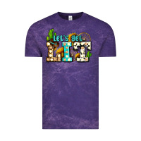 Cloud Purple western lets get lit ado Vintage Tee - AdoDesignShop