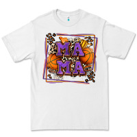 White basketball mama with leopard Premium Tee - Zillion Design Studio