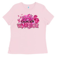 Bubblegum Pink breast cancer warrior Ladies Tee - RanaPortraitStore