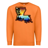 Carrot louisiana  sunset map Premium Sweatshirt - BarkalooDesign