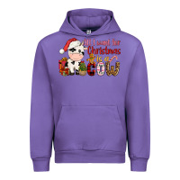 Tulip all want for christmas is a cow Urban Hoodie - CowGirlArtShop