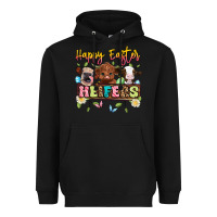 Black happy easter heifers Heavyweight Hoodie - Artiststas