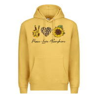 Antique Gold Peace Love Sunshine Premium Hoodie - Bettercallsaul