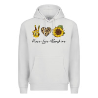 Dove Grey Peace Love Sunshine Premium Hoodie - Bettercallsaul