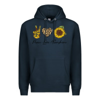 Navy Peace Love Sunshine Premium Hoodie - Bettercallsaul