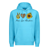 Ocean Blue Peace Love Sunshine Premium Hoodie - Bettercallsaul