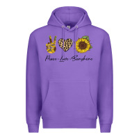 Purple Peace Love Sunshine Premium Hoodie - Bettercallsaul