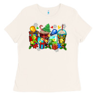 Bone autism christmas coffee cups Ladies Tee - Zillion Design Studio