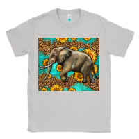 Moon Dust western sunflowers elephant Classic Tee - LillyAllenDesigns