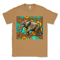 Toasted Coconut western sunflowers elephant Classic Tee - LillyAllenDesigns